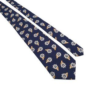 Prince Gardner Nautical Ships Wheel Mariner Men Necktie Tie Work Office Dad Gift